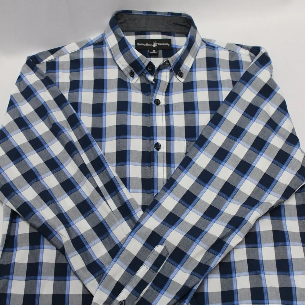 Boy's Beverly Hills Polo Club Plaid Button-Down
